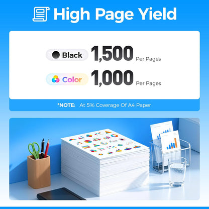 CLT-404S 404S Toner Cartridge 4-Pack High-Yield Replacement for Samsung CLT-K404S CLT-C404S CLT-M404S CLT-Y404S Compatible with Samsung SL-C430 C430W C480 C480W C480FW C432W C433 C482FW C483FW Printer