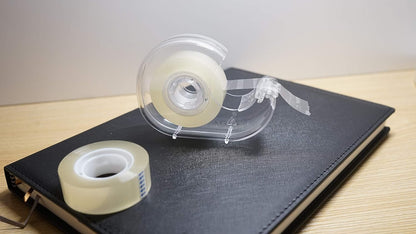 KIDMEN Transparent Tape,Clear Tape for Office,Home,School,5 Dispensered Rolls,0.7 x 1300 Inch