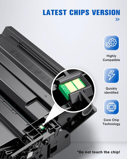 Q-image 148X Toner Cartridge Black(with Chip) Toner Cartridge Compatible Replacement for 148X 148A W1480X W1480A for Laserjet Pro 4001dw 4001dn 4001n MFP 4101fdw 4101fdn Printer (1 Black)