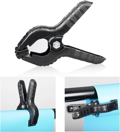 SLOW DOLPHIN Photo Video Studio 10ft (W) x 9.2ft (H) Heavy Duty Adjustable Photography Backdrop Stand Background Support System Kit with Carry Bag