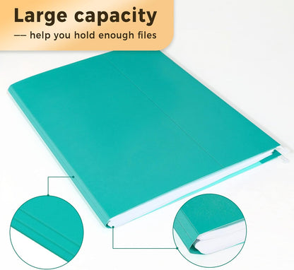 SUNEE Hanging File Folders Teal, 25 Pack Letter Size File Folders with 1/5-cut Tabs, Stay Organized for Your Home and Office Bulk File and Documents