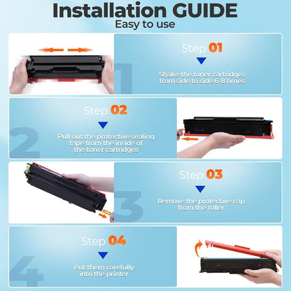 215A Toner Cartridges M183fw for HP 215A Toner cartridges 4 Pack, M183fw M182 M155 Toner cartridges, HP215A Toner 215 for HP Color Laser Jet Pro MFP M183fw M183fdw M182 M182n M182nw M155 M155a M155dw