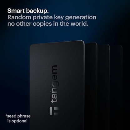 TANGEM Wallet Pack of 3 - Secure Crypto Wallet - Trusted Cold Storage for Bitcoin, Ethereum, NFT's & More Coins - 100% Offline Hardware