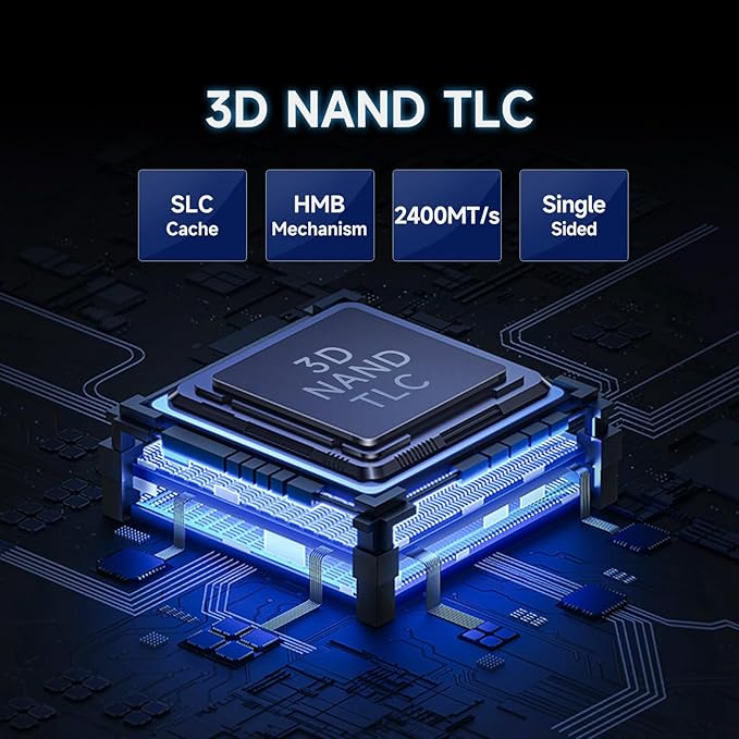 fanxiang S880 NVMe SSD 1TB, PCIe 4.0 M.2 2280 Gaming SSD, 3D NAND TLC, Seq. Read Speeds UP to 7300MB/s, Dynamic SLC Cache, Internal Solid State Drive for PS5 Enthusiasts, High End Computing, Gaming
