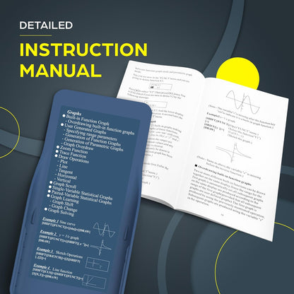 TOVO Scientific Calculator with Graphing Functions, Multiple Modes, 360 Functions, Large Screen, Intuitive Interface for Beginners, High School & Advanced Courses, TS-259 (Developed by CATIGA)