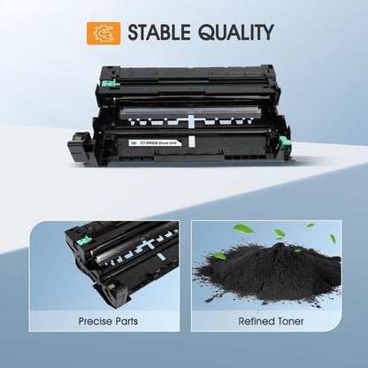 DR-920 DR920 Drum Unit Black 2 Pack Compatible Replacement for Brother DR920 DR 920 DR-920 for HL-L5210DN L5210DW L5215DW L6210DW L6217DW L6310DW L6415DW MFC-L5710DN L5710DW L5715DW L5915DW Printer