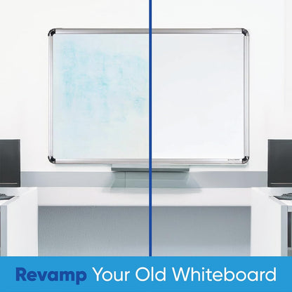 White Board Paper for Wall, 80" x 36" No Ghosting Peel and Stick Dry Erase Whiteboard Roll, Stain-Proof Self-Adhesive Whiteboard Wallpaper for Home, Office, Classroom