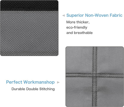 42 Pocket Classroom Pocket Chart for Cell Phones and Calculator,Clear Cellphone Pocket Chart for Classroom with Number Sticker and Hooks (Grey-42 Pockets)