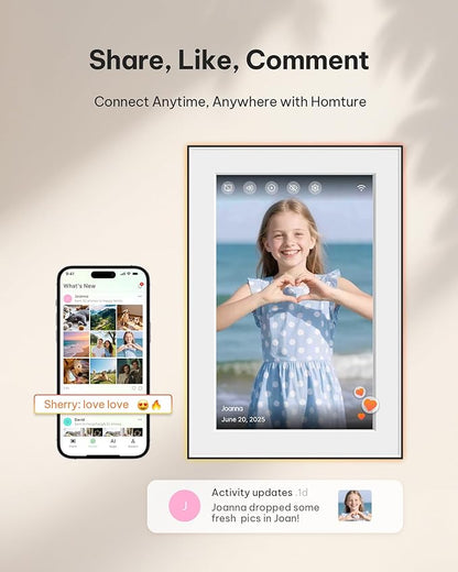 Magic Frame[AI Photo Motion] – 10.1" Full HD WiFi Digital Picture Frame, Old Photo Alive, Unlimited Cloud Storage, Digital Photo Display with Easy Setup, Christmas Gift for Mom