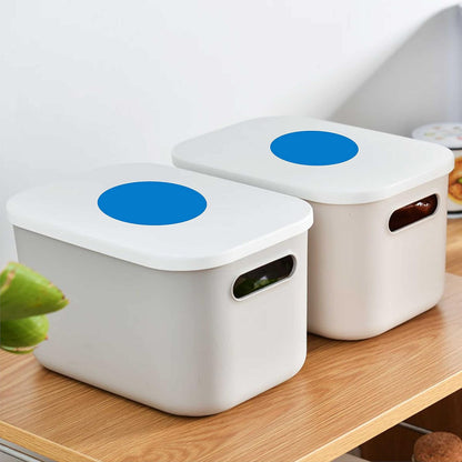 PARLAIM 2" Blue Round Color-Code Circle Dot Labels on a Roll, 500 Stickers, 2 inch Diameter for Inventory Garage Sale Office School