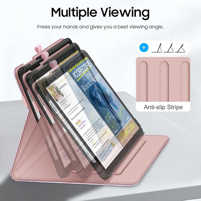 Fintie Case for Samsung Galaxy Tab A9 Plus/A9+ 5G 11 Inch 2023 Model (SM-X210/X216/X218), Multi-Angle Viewing Smart Stand Back Cover with Pocket Auto Wake/Sleep, Dreamy Marble