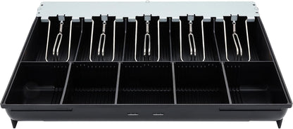 SAM4s 16" POS Cash Drawer, Black, Key Control, Metal, Portable