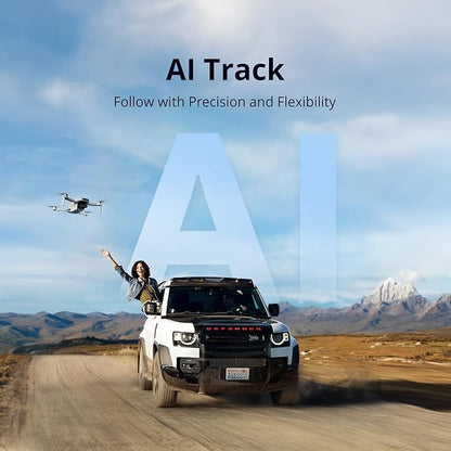 Potensic ATOM 2 Fly More Combo with RC PTD 1, Drones with Camera for Adults 4K Video, 8K Photo, 10KM Transmission, 96 Mins Flight, 3-Axis Gimbal, AI Track, Vertical Shooting, AI Night Shot, Under 249g