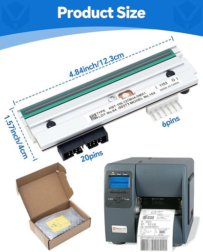 PHD20-2279-01 Genuine Printhead for Datamax I-4310 I-4310E Mark II, New OEM Print Head Replacement for Datamax-O'Neil Barcode Thermal Label Printer 300dpi