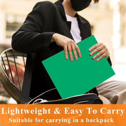 25Pcs Green Folders, Folders with Pockets, 2 Pocket Folders, Folders with Pockets Bulk, Holds 100 Sheets (50 per Pocket), Assorted Colors, Office Or School, pmy015