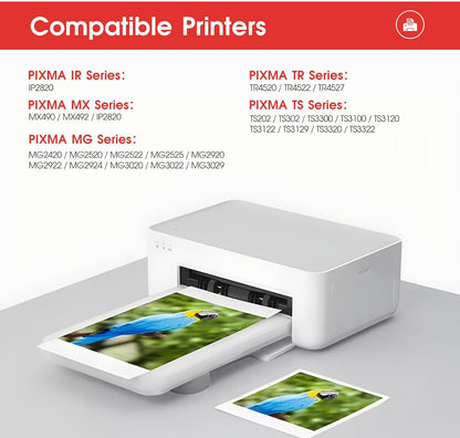 LLAOLLAO Remaunfactured Ink Cartridge Replacement for Canon 245XL 246XL Combo Pack PG-245 CL-246 for Pixma MX490 MX492 TR4520 MG2522 TS3322 TS202 TR4522 MG2920 Printer (1 Black, 1 Color)