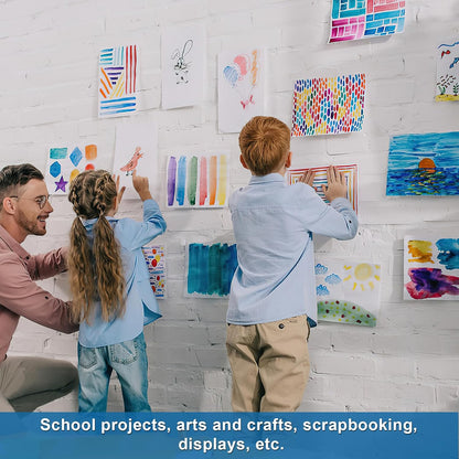 18 Pcs Poster Board 11" x 14" White Poster Paper Boards Bulk 250GSM Posterboard Vision Board Smart Poster Board Paper for School Arts Craft Projects Drawing Display