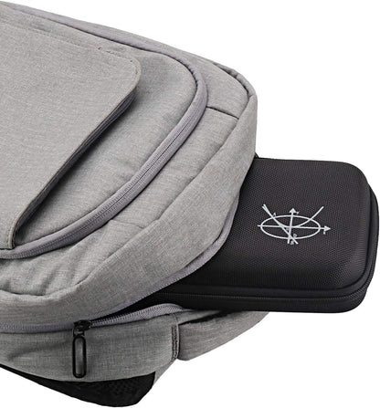 BOVKE Calculator Case for Texas Instruments TI-Nspire CX II CAS/CX II/CX CAS/CX Color Graphing Calculator and More - Extra Mesh Pocket for USB Cables and Other Accessories, Black