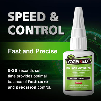 Super Glue Liquid, Instant Clear Cyanoacrylate Medium Viscosity Adhesive, Food Safe CA Glue for Shoe Repair Leather Ceramic Plastic Glass Metal Wood Aquarium Porcelain Rubber Pottery Model Craft