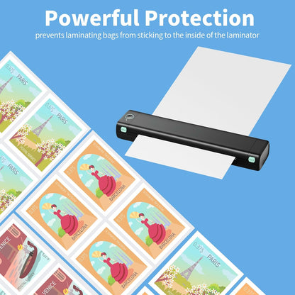 Laminator Carrier Sleeve Lamination Carrier Thermal Laminating Carriers Sheets Thermal Carrier Sheet for Laminator with All Brand Laminating Pouch (10, Letter Size)