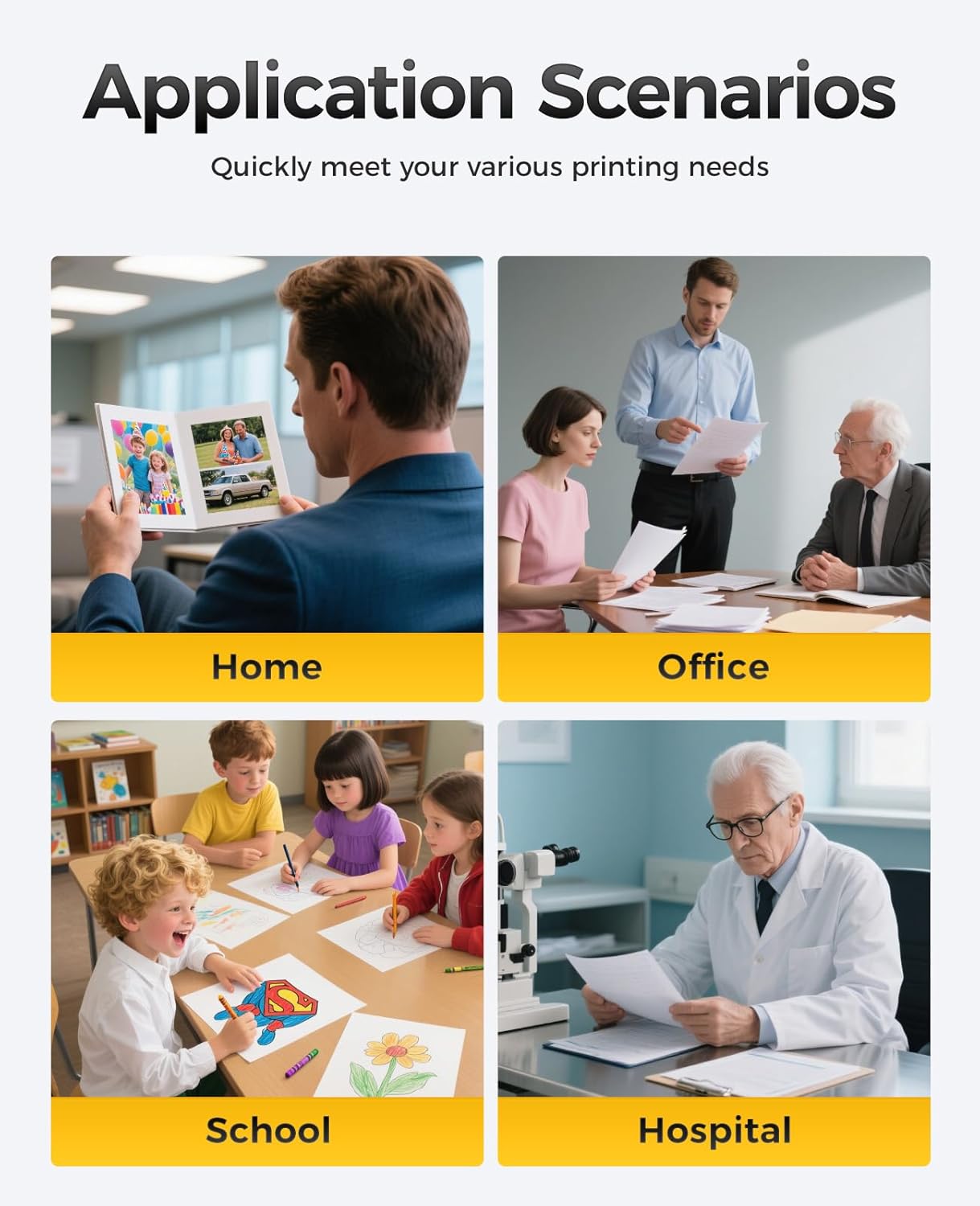 TK-8347 TK8347 Toner Cartridge Set 4-Pack High Yield Replacement for Kyocera TK-8347K TK-8347C TK-8347M TK-8347Y Compatible with TASKalfa 2552ci 2553ci Copystar CS-2552ci CS-2553ci Printer Ink