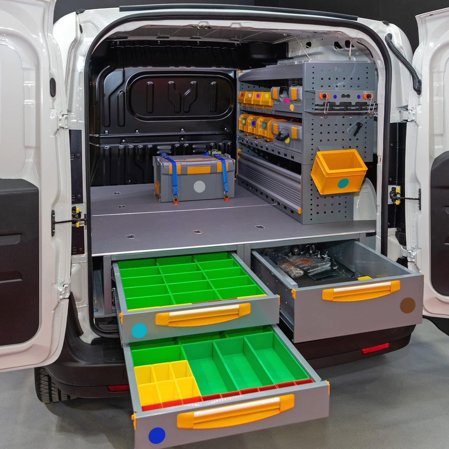 ChromaLabel 2 Inch Circle Sticker Labels, Easy to Write On Round Colored Stickers, Permanent Adhesive Labels - 500 Sticky Dots per Roll, White Stickers