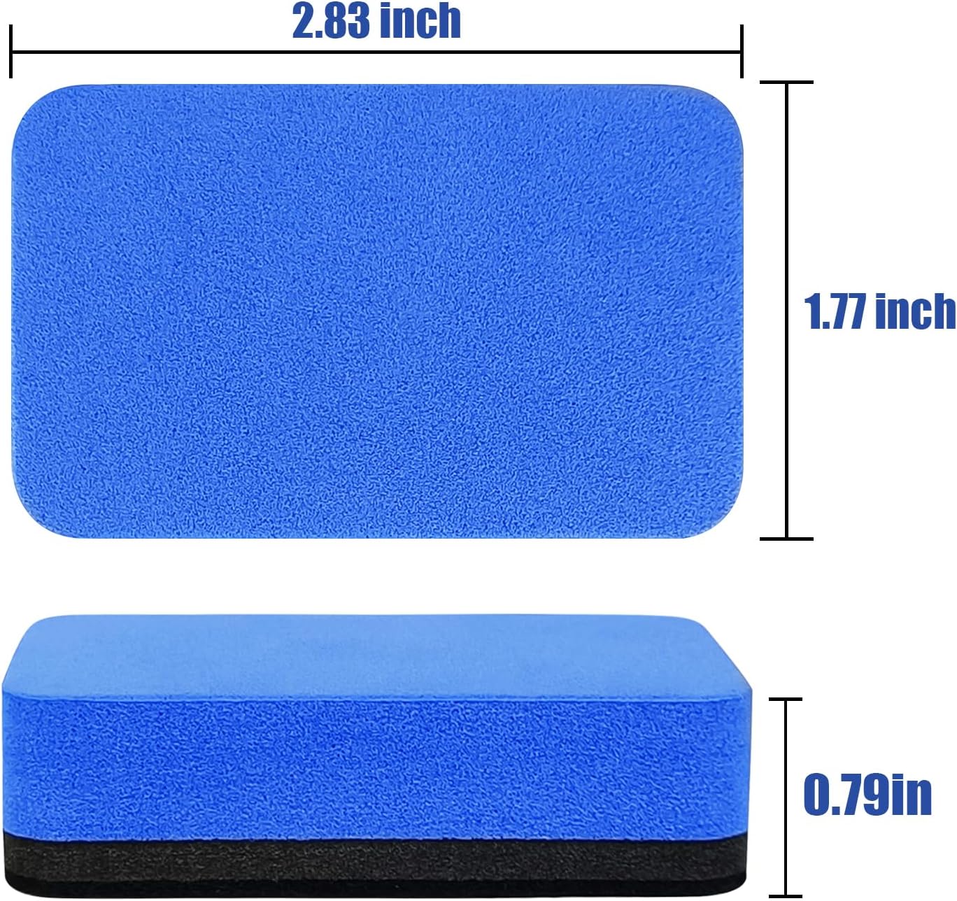 Dry Erase Eraser,8 Pack Magnetic Whiteboard Erasers,Rectangle Dry Erase Board Erasers for Classroom, Home, and Office(8pcs-Rectangle)