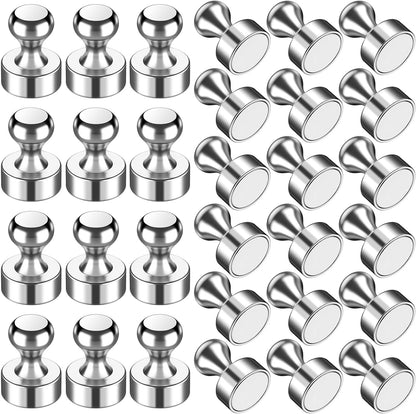 VNDUEEY 30Pcs Fridge Magnets, Whiteboard Magnets Refrigerator Magnets, Small Strong Magnets for Whiteboard, Office, Classroom, Kitchen