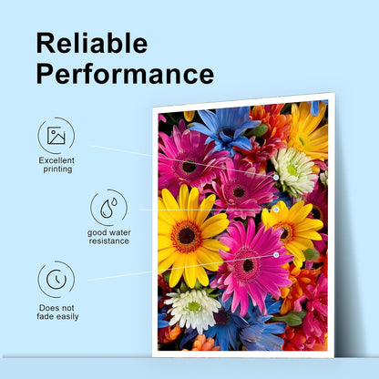 TEINO Remanufactured 63XL Ink Cartridge Replacement for HP OfficeJet 3830 4650 5255 5258 4655 4652 3833 Envy 4520 4512 DeskJet 1112 3630, Black, Tri-color, 2-Pack