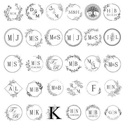 Custom Wax Seal, Personalized Sealing Wax Stamp with Your Picture Logo Design, Wedding Invitation Envelope Crafting Gift Wrap Card Wine Decoration, Handmade Lovers Gifts