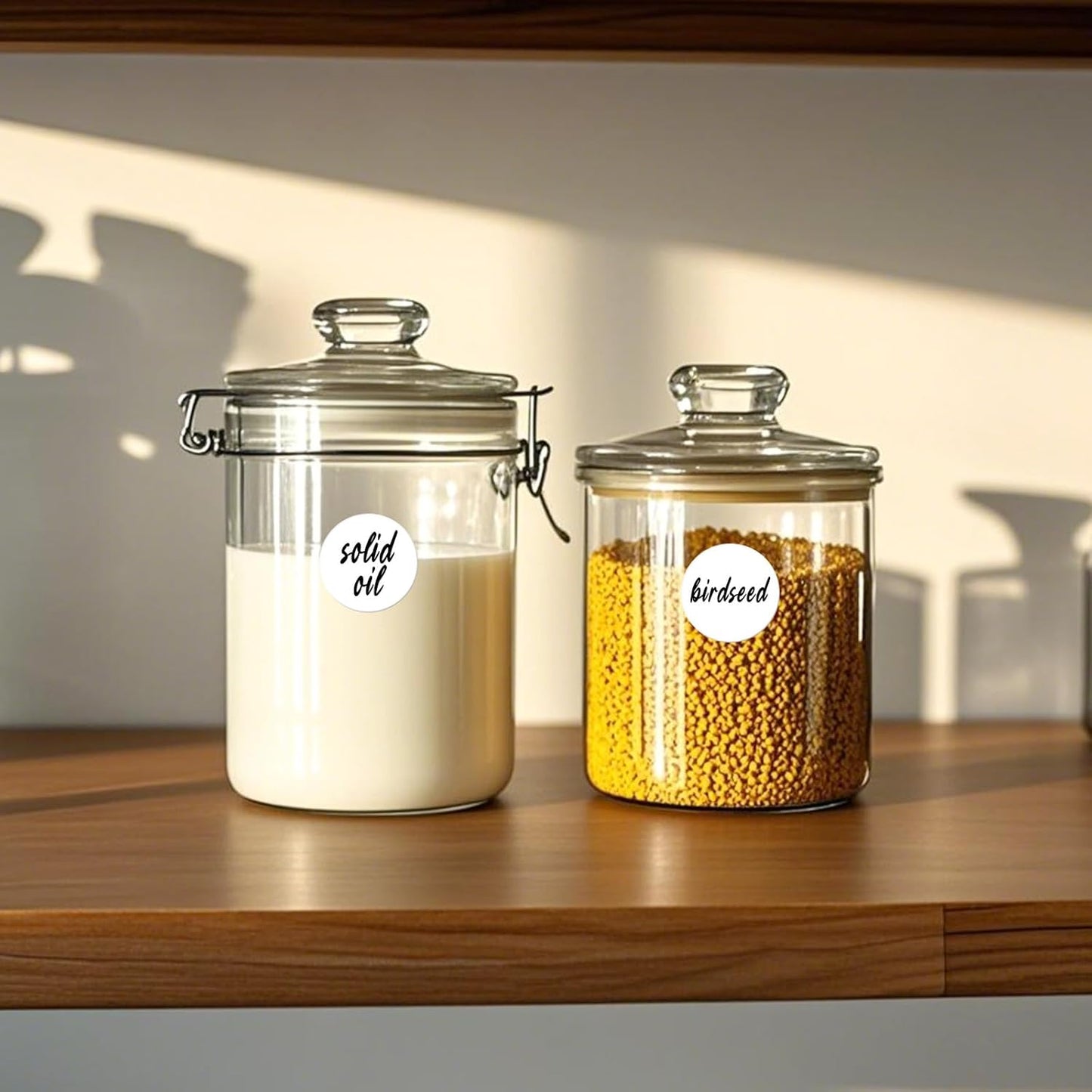 500 PCS White Dots Stickers 2 Inch Vinyl Color Coding Round Sticker Removable Writable Circle Labels Roll for Office Inventory Garage Yard Sale Tag