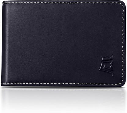 Kings Loot Wallet for Men | Customized Minimalist Slim RFID Blocking Leather Design with Cash Pocket & Card Pull Strap | Holds 1-15 Cards | Stylish & Durable Wallets