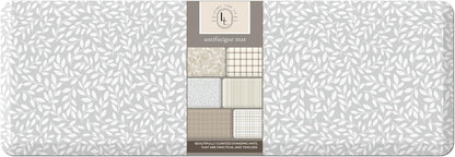 Anti Fatigue Mat by Laurel Lane Co. – Designer Anti Fatigue Mats for Kitchen Floor, Kitchen Mats for Floor, Desk Mat – Cushioned 0.75" Thick – Stain Resistant – Non-Skid Bottom – 20" x 60"