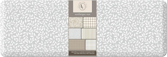Anti Fatigue Mat by Laurel Lane Co. – Designer Anti Fatigue Mats for Kitchen Floor, Kitchen Mats for Floor, Desk Mat – Cushioned 0.75" Thick – Stain Resistant – Non-Skid Bottom – 20" x 60"