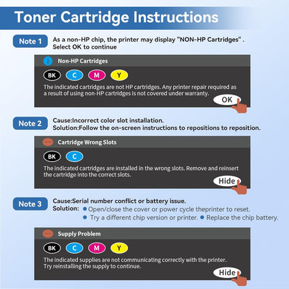 MYTONER 218A Toner Cartridges 4 Pack 3301fdw (with Chip) Replacement for HP 218A W2180A 218X W2180X for Color Laserjet MFP 3301fdw 3301cdw Pro 3201dw 3301sdw Printer Ink Black Cyan Magenta Yellow
