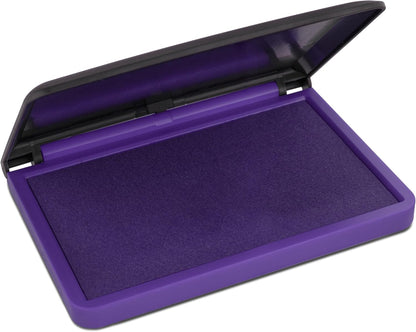 MaxMark Large Purple Stamp Pad - 2-3/4" by 4-1/4" - Premium Quality Felt Pad