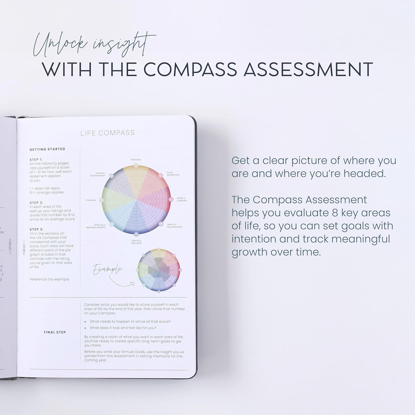 90-Day Quarterly Planner - Entrepreneur Goal Setting & Project Management, Undated 3-Month Productivity Planner for Small Business Owners, Gray
