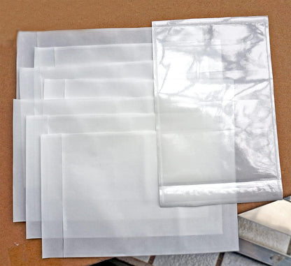 Premium 4.7''x7.5'' Packing List Envelopes, Tailored Size for 4x6'' Shipping Labels,Self Adhesive Shipping Label Pouches/Sleeves (100 pack)