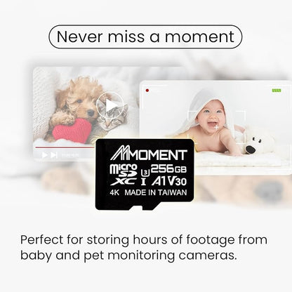 MMOMENT 256GB Micro SDXC Card, MM13 Jolly, A1, UHS-I, U3, V30, Class 10 Compatible, Read Speed Up to 100 MB/s, SWrite Speed Up to 70 MB/s, SD Adapter Included
