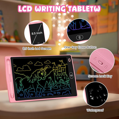 32 Pack LCD Writing Tablet for Kids - Erasable and Reusable Toddler Doodle Board in 8.5 inch, Ideal Drawing Pad for Learning Toy for Ages 3-8, Gift for Girls Boys