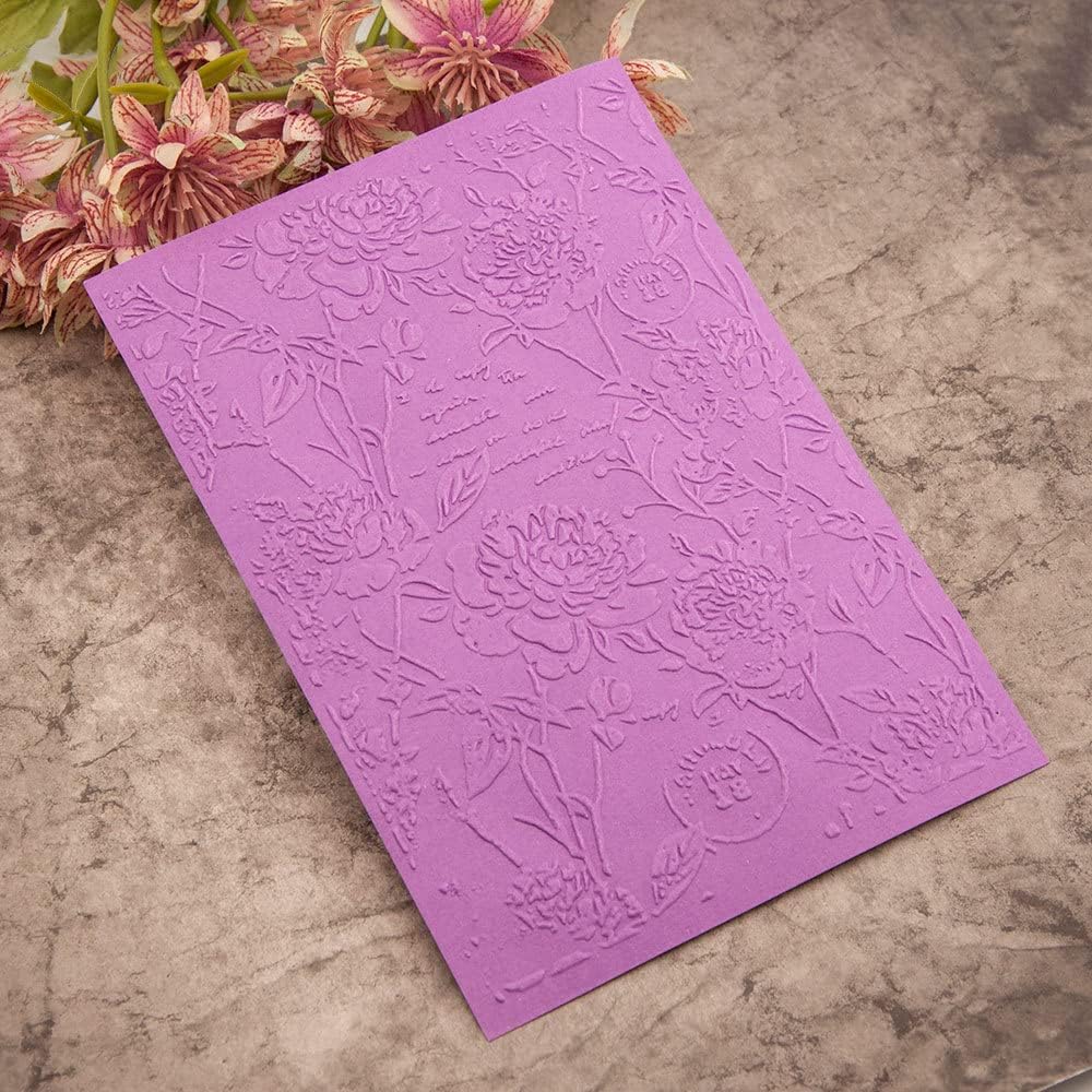 NZJ 3D Christmas Flower Summer Frame Butterfly Plastic Embossing Folders for Card Making, Scrapbooking and Other Paper Crafts