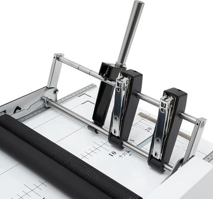 Booklet Maker A3 Paper Folding Binding Machine, MAX 11.7"×16.5" Paper Folder Stapler Machine, 2 in 1 Multifunctional Automatic Book Maker Stapling Machine for Schools Print Stores Offices Factory