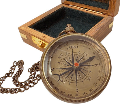 God My Lord Compass - Compass Gift Inspirational Quote Engraved, Graduation Gift, Confirmation Gift, Religious Gift for Men Women Boys Girls Teenage Kids, Baptism Gift