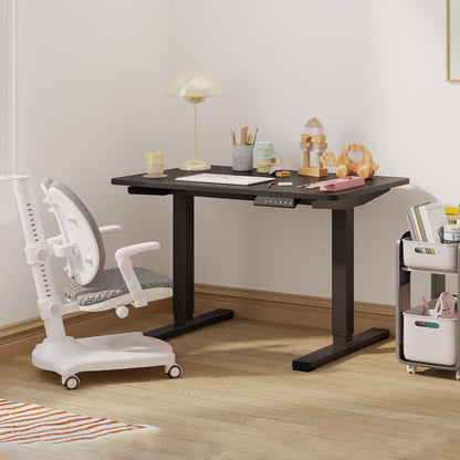 Small Adjustable Stand Up Desk for Children,One-Piece Standing Desk 31.5 x 19.7 Inch, Home Office Desk Computer Workstation, Black