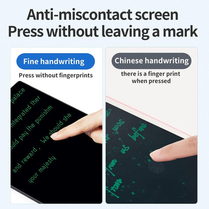 LCD Writing Tablet, 9.5in Erasable Reusable Electronic Drawing Pads, Electronic scratchpad for Kids and Adults, to-Do List Table with Magnetic.