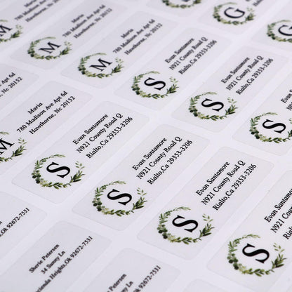 Custom Address Labels - Personalized Address Labels with Strong Adhesion, Can Be Used for Cardboard, Paper, Plastic, Glass, Metal (2.6x1 Inch, Set of 280)