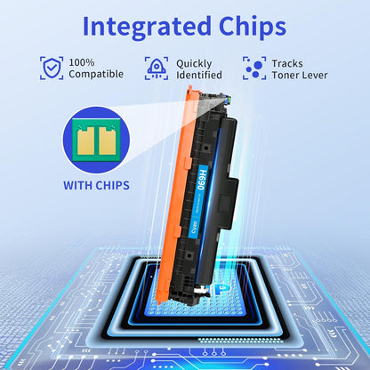 myCartridge 069H Toner Cartridge Set Compatible Replacement for Canon 069 069H Toner Works for Canon Color imageCLASS MF753Cdw MF751Cdw LBP674Cdw Printer, 069 069H Toner Cartridge 4-Pack B/C/M/Y