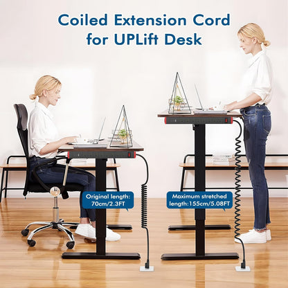 8 Outlet Surge Protector Power Strip,360° Rotatable Mounting,PD 20W USB C Fast Charging, Mountable Powerstrip Metal with 5FT Colied Cord for Home Office Industrial Garage Commercial