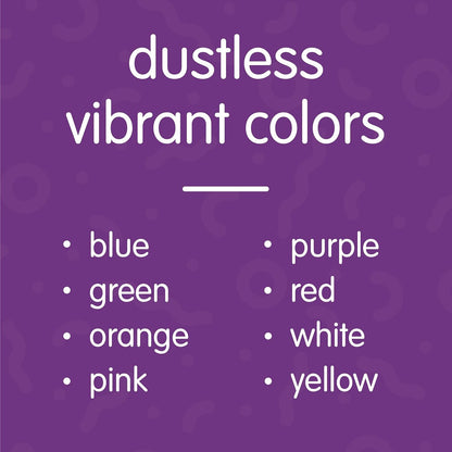 Colorations Washable Sidewalk Chalk in Storage Bucket, 20 Pieces, 8 Assorted Colors, Driveway Chalk for Kids, Oudoor Chalk, Kids Dustless Chalk, Homeschool, Home School Use