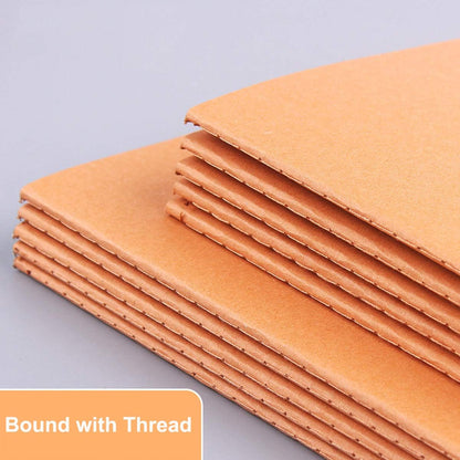 Large Dot Grid Notebook Journals Bulk with Thick Dotted Grid Paper, 60 Pages, 8.5x11 inch, Composition Diary Subject Notebooks Planner for Travelers Students Office, Kraft Journal Set, 12 Pack